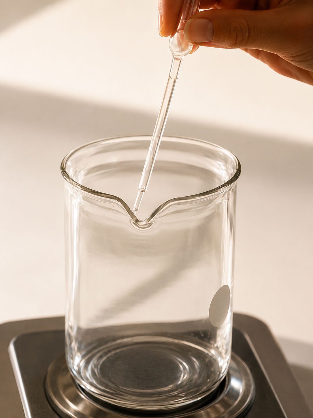 Minimal home candle styling